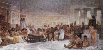 An Egyptian Feast Edwin Long Oil Paintings